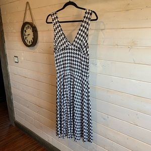 Folter | Black & White Patterned Dress
